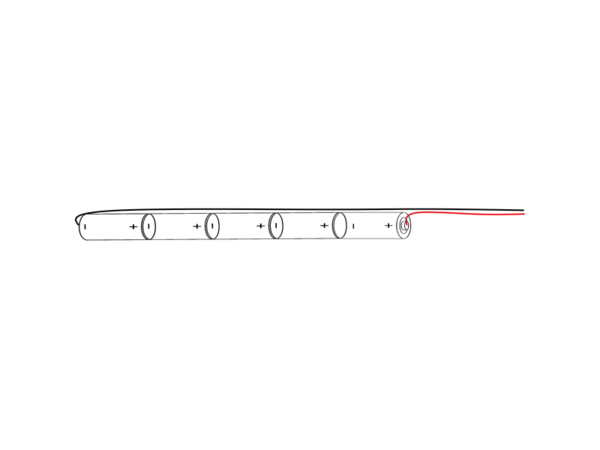HT SC1700Mah A1X5 6V (22,15 X 213) __ __ __ __ __ WIRE 20CM