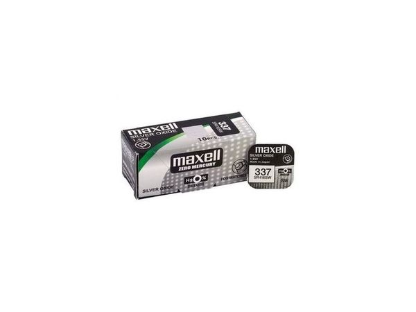 MAXELL  337 SR-416SW  (4,8 X 1,6) VPE10/100