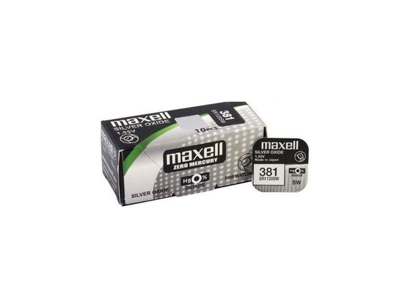 MAXELL  381/391 SR1120-PB (11,6 X 2,1) VPE10/100
