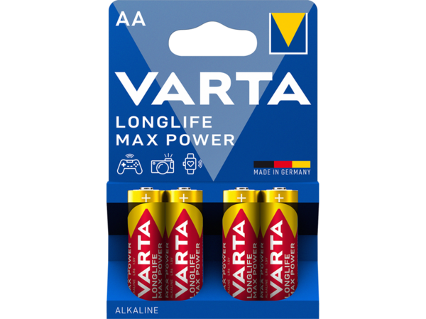 VARTA AA LONGLIFE MAX POWER RED BATT 1,5V