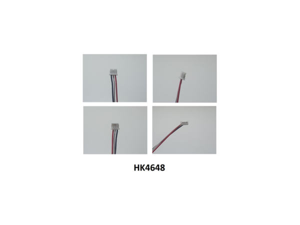 HKPLUG 012B  3WIRE MET +LINKS BLACK WHITE RED