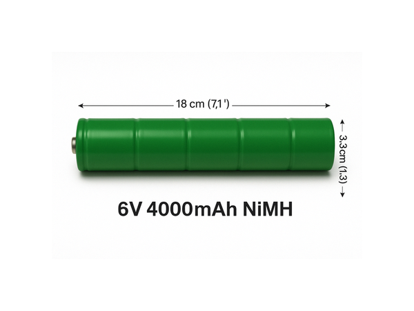 MAGLITE 5X 1/2D 4000Mah   6V NIMH