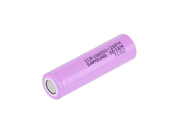 18650 - 3,6V SAMSUNG 2600mAh LI-ION