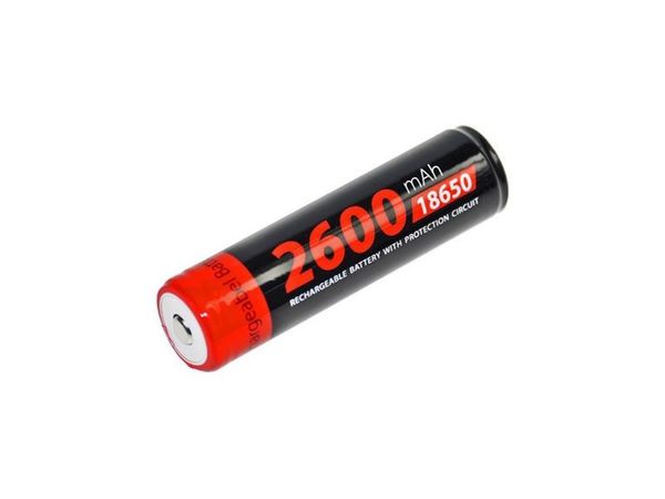 18650 - 3,6V XCELL 2600mAh LI-ION + HIGH TOP + PCB