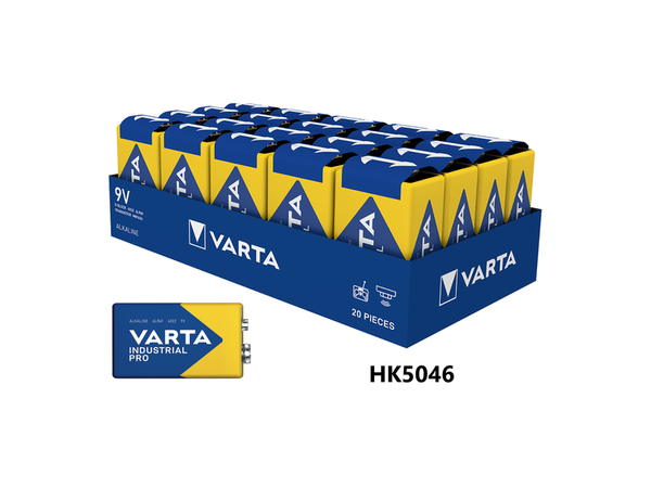 INDUSTRIAL PRO VARTA 9V V4022  ALK VRAC