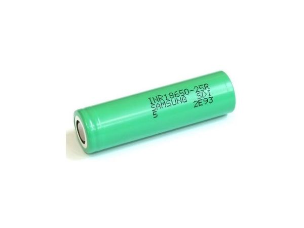 18650 - 3,6V SAMSUNG 25R 2550mAh LI-ION 20AMP