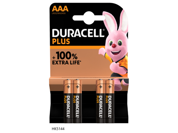 DURACELL MN2400/AAA PLUS POWER (Ø10,5 x 44,50)