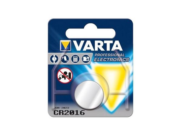 CR2016 VARTA 3V LITHIUM BLISTER B1   VPE 1/10