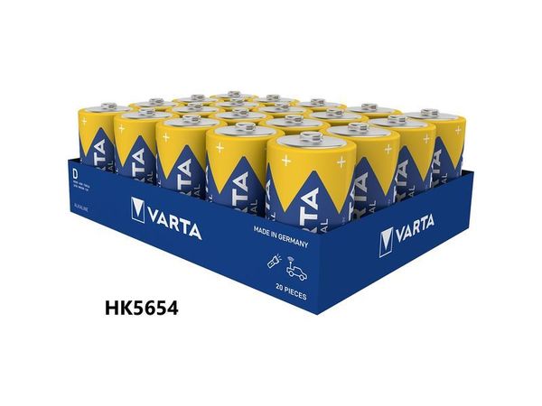 INDUSTRIAL PRO VARTA LR20 D-SIZE V4020 ALK VRAC BOX-20PCS