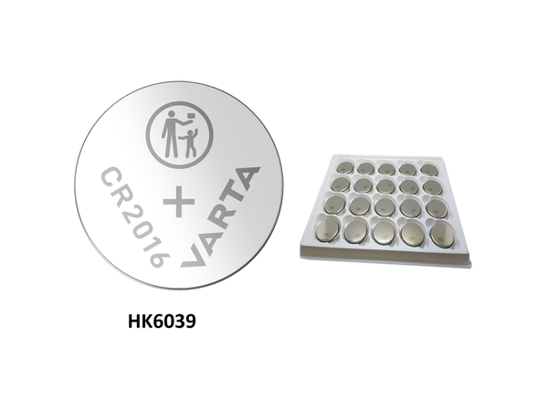 CR2016 VARTA 3V VRAC / INDUSTRIAL 87mAh