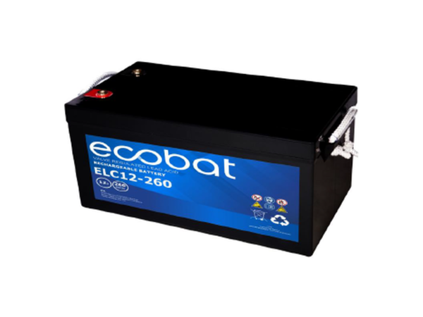 ECO ELC 12V 260Ah LEAD ACID AGM M8