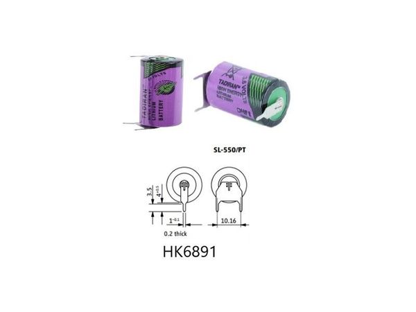 TADIRAN SL-550/PT 1/2AA 3,6V 0,8Ah