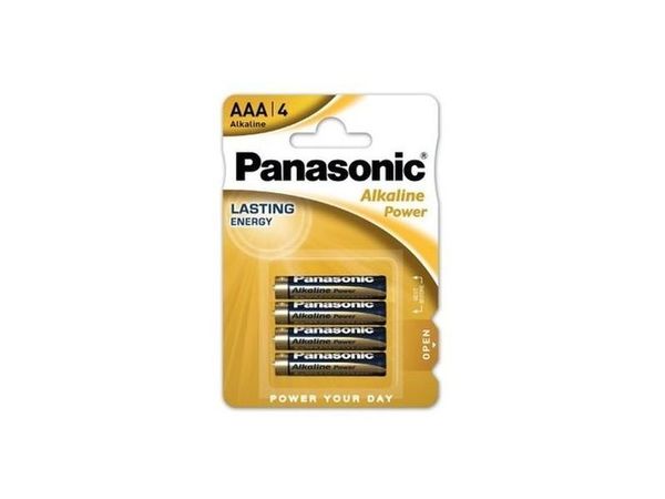 PANASONIC AAA (LR03) ALKALINE POWER 1,5V 4BL