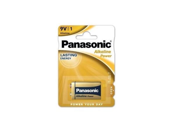PANASONIC 9V-SIZE (6LR61) MN1604 ALKALINE  POWER