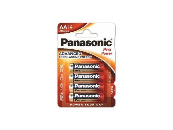 PANASONIC AA (LR6) ALKALINE  PRO POWER  1,5V 4BL