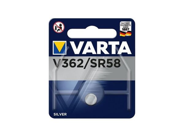 VARTA V362 - SR58/SR721 1,55V (7,9 X 2,1)