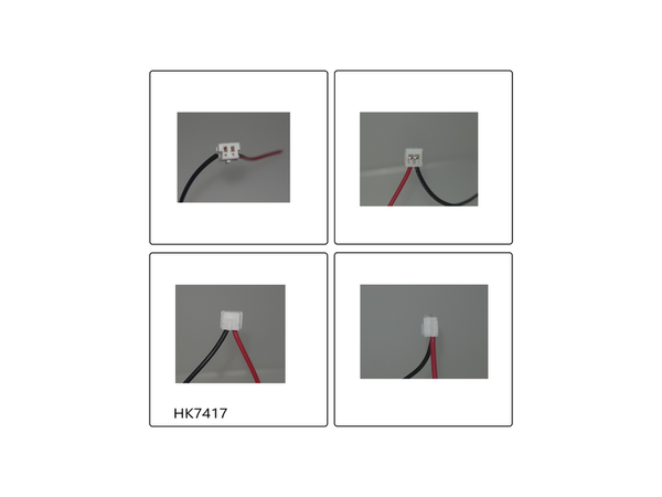 HKPLUG 006A MET +LINKS 12CM BLACK 17.5CM RED