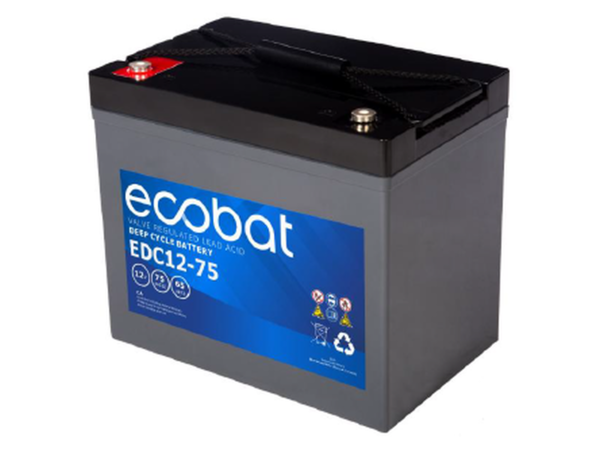 ECO EDC 12V 75Ah LEAD ACID DEEP CYCLE