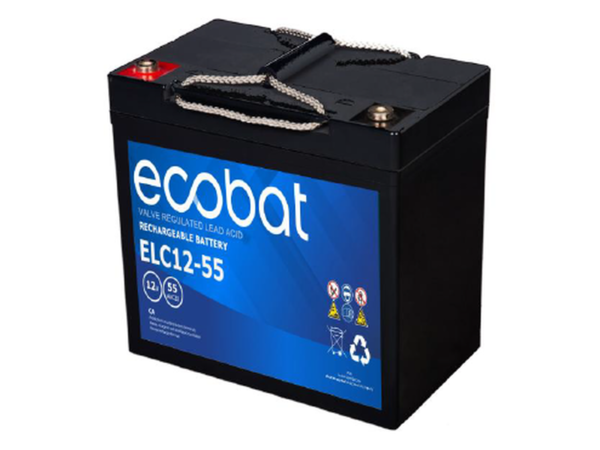 ECO ELC  12V 55Ah LEAD ACID AGM M6 (Light Cycle)