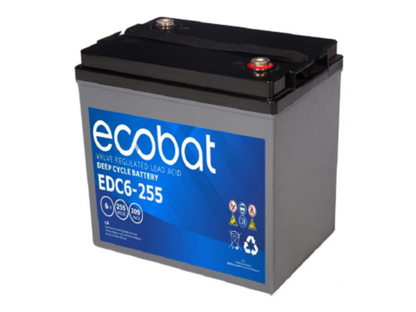 ECO EDC 6V 255Ah LEAD ACID AGM DEEP CYCLE