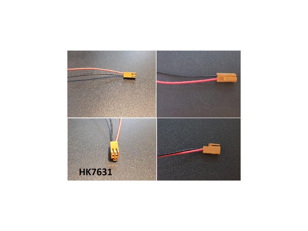 HKPLUG 082 MET +LINKS  BROWN LEVER red 19CM black  14cm