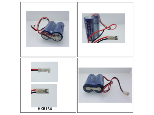 PLC CR17450 3V LITHIUM 2P1S + STEKKER 12CM