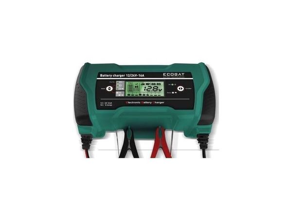 Ecobat EBC16 - 12/24V  16A Loodaccu Lader