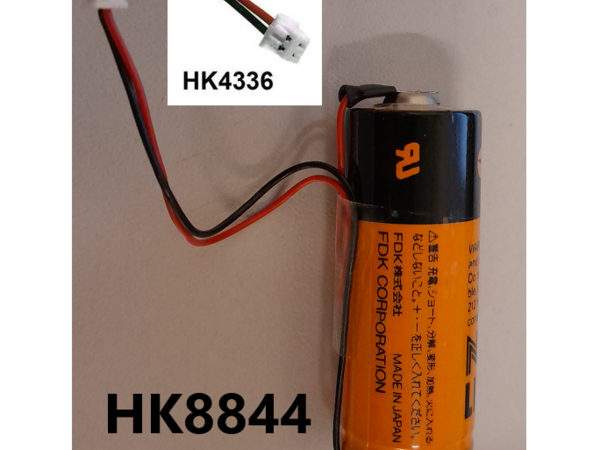 PLC 3 VOLT CR8.L + PLUG 6cm
