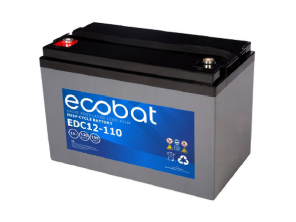 ECO EDC 12V  130A/105A  LEAD ACID AGM DEEP CYCLE