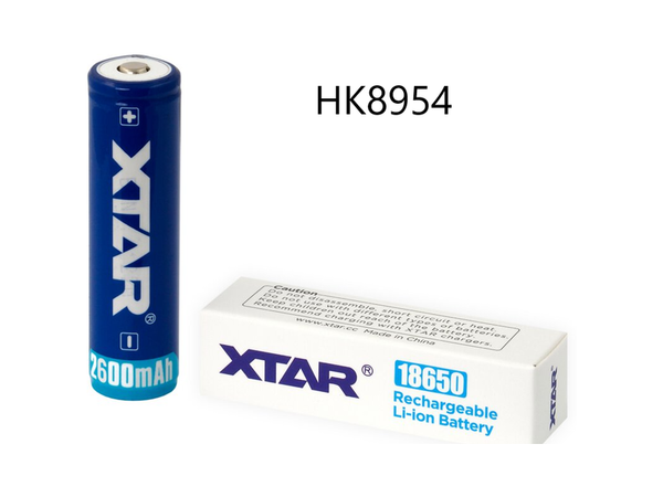 18650 - 3,6V XTAR  2200mAh LI-ION + HIGH TOP+ PCB