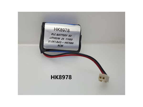 PLC-BATTERY 6V LITHIUM 2S1P 17450 - 9CM (10CM)
