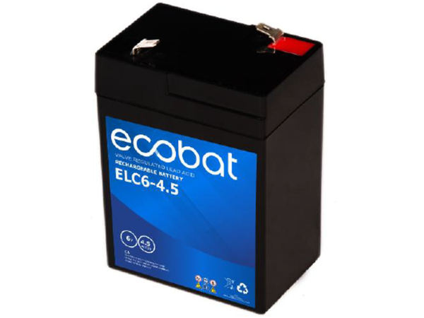 ECO ELC 6V 4,5AMP  LEAD ACID AGM - FASTON