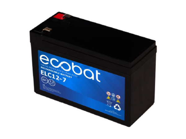 ECO ELC 12V 7,2AMP LEAD ACID AGM - FASTON 6.3mm