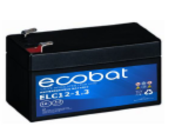ECO ELC  12V 1,3AMP  LEAD ACID AGM - FASTON 4,8MM
