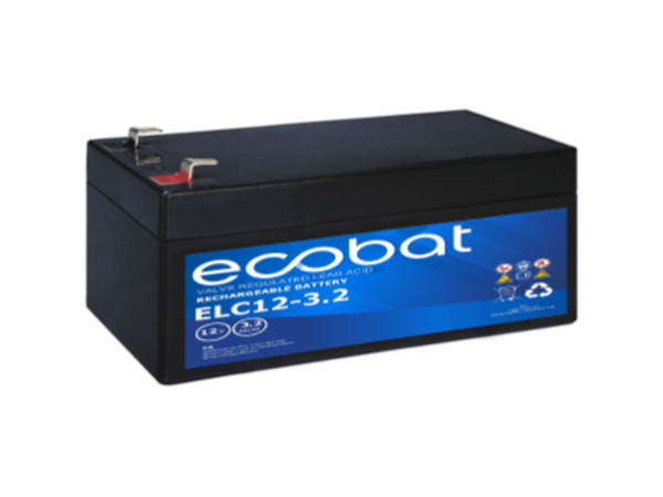 ECO ELC 12V 3,2AMP LEAD ACID AGM - FASTON 4,8MM