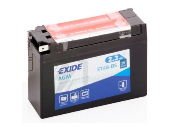 Exide Bike AGM 2,3Ah 35A - ET4B-BS