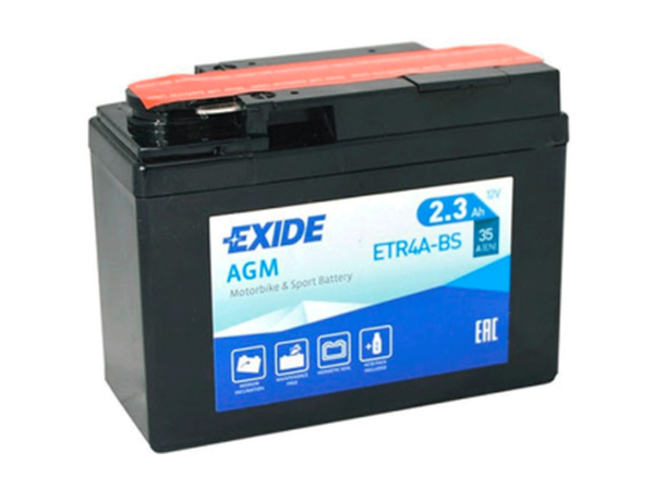 Exide Bike AGM 2,3Ah 35A - ETR4A-BS