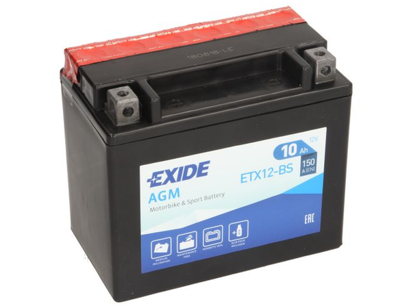 Exide Bike AGM 10Ah 160A