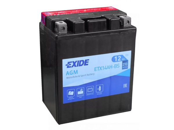 Exide Bike AGM 12Ah 210A