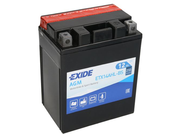 Exide Bike AGM 12Ah 210A