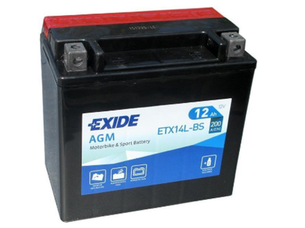 Exide Bike AGM 12Ah 200A