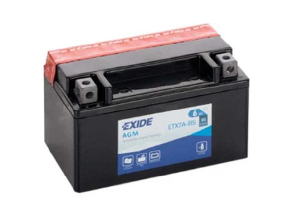 Exide Bike AGM 6Ah 90A- ETX7A-BS