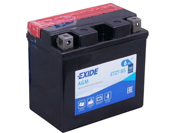 Exide Bike AGM 6Ah 110A