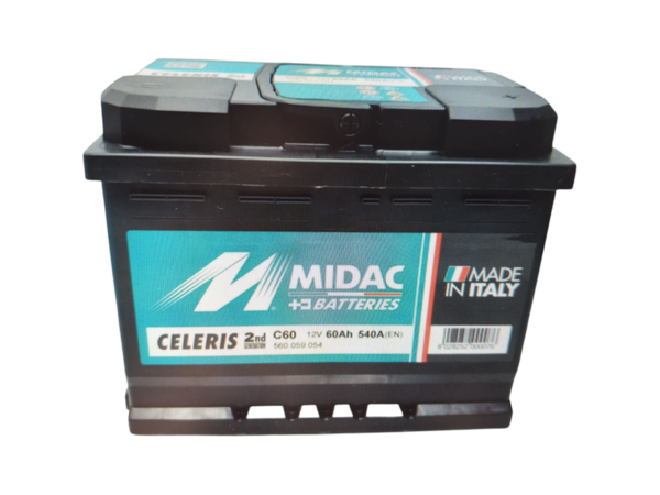 MIDAC CAR START  12v 60Ah 540A PLUS RECHTS