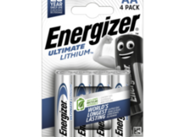 ENERGIZER 2L91 R6  AA 1,5V LITHIUM B4 (Ø14,5 X 50)