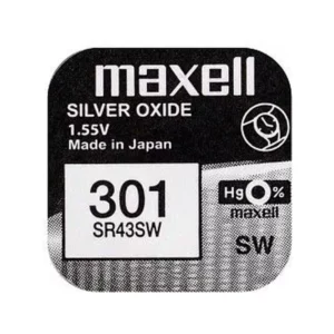 Maxell Silver Oxide 301