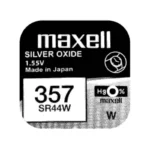 Maxell Silver Oxide 357 blister 10