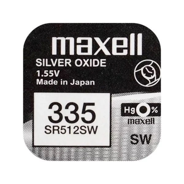 Maxell Silver Oxide 335 blister 10