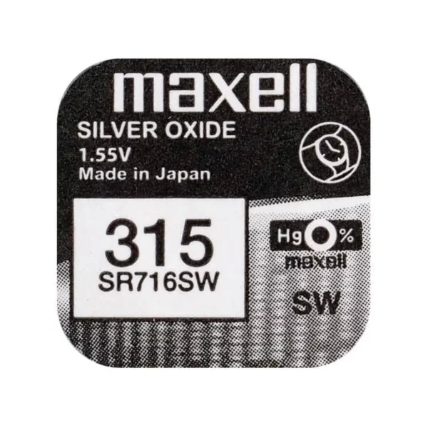 Maxell Silver Oxide 315 blister 10