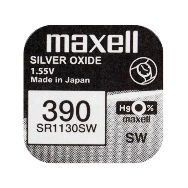 Maxell Silver Oxide 390 blister 10
